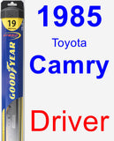 Driver Wiper Blade for 1985 Toyota Camry - Hybrid